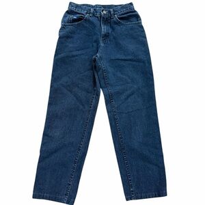 Lee Women's High Rise Mom Dark Blue Jeans Size 29